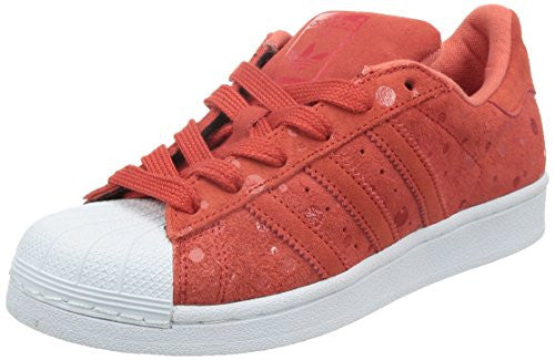 Adidas Womens Superstar Glossy Polka Dot print Suede Trainers
adidas
