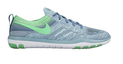 Nike Women's Free TR Focus Flyknit Mica Blue / Electro Green 844817-402
nike