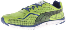 PUMA Men's Faas Lite Mesh Golf Shoe,Lime Green/ Monaco Blue/ White,14 M US