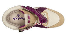 Reebok Women's AK Alicia Keys Mid Fashion Wedge Sneaker in Paperwhite Canvas Pink