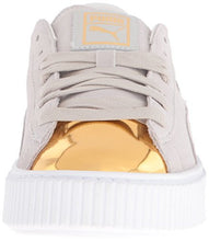 PUMA Women's Suede Platform Gold Fashion Sneaker