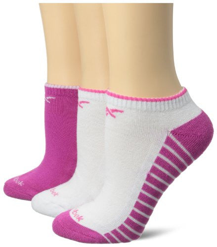 Reebok Women's 3 Pack Cushion Low Cut