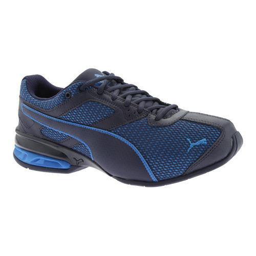 Men's PUMA Tazon 6 Mesh Peacoat/Electric Blue Lemonade-PUMA