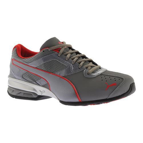 Men's PUMA Tazon 6 FM Sneaker Quiet Shade/High Risk Red-PUMA