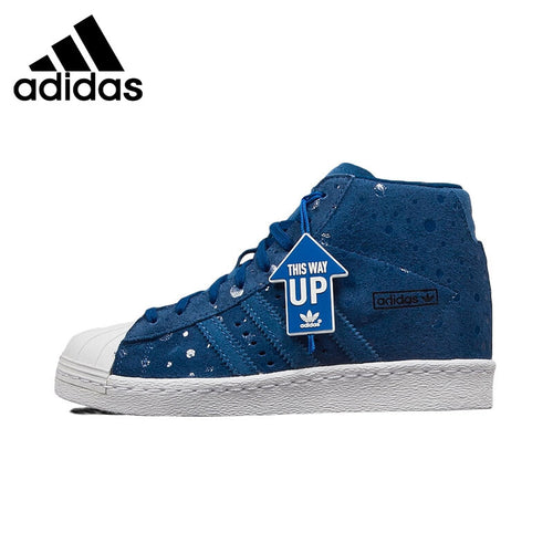 Original New Arrival  Adidas Originals Superstar Women's High Top Skateboarding Shoes Sneakers
adidas