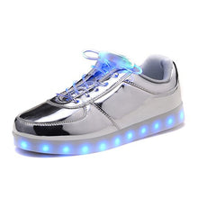 HOFISH Unisex LED High Top Light Up Shoes for Mens Womens Girls Boys Flashing Sneakers with 11 Lighting Patterns With Free LED shoeslace