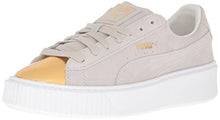 PUMA Women's Suede Platform Gold Fashion Sneaker
puma